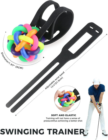 Golf Trainer Ball, Golf Swing Trainer Ball, Golf Wrist Trainer, Golf Swing Posture Corrector, Golf Swing Trainer for Wrist, Smart Ball Golf Training Aid for Golfer Beginner Practice